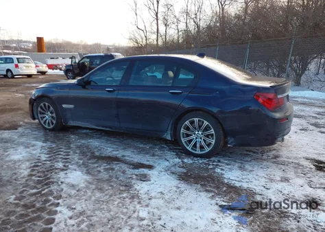 2013 BMW 750Li xDrive from USA, damaged, VIN WBAYF8C57DD140341